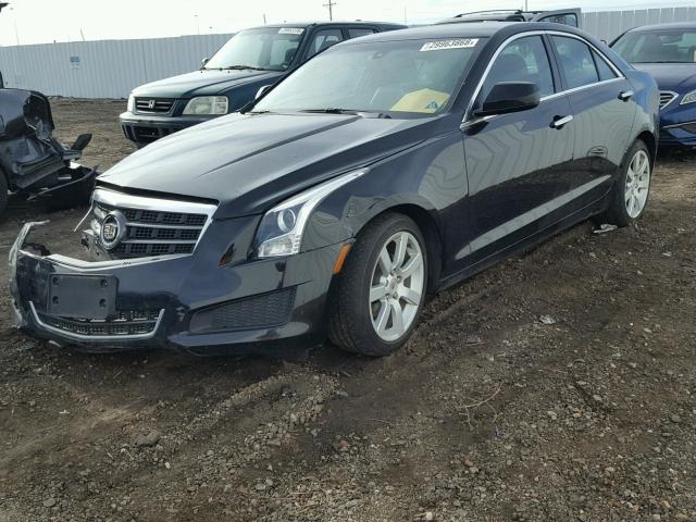 1G6AA5RA8D0146598 - 2013 CADILLAC ATS BLACK photo 2