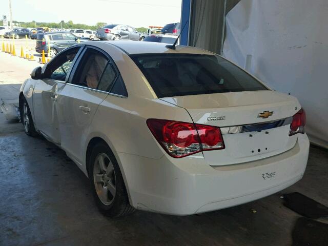 1G1PC5SB9D7222219 - 2013 CHEVROLET CRUZE LT WHITE photo 3