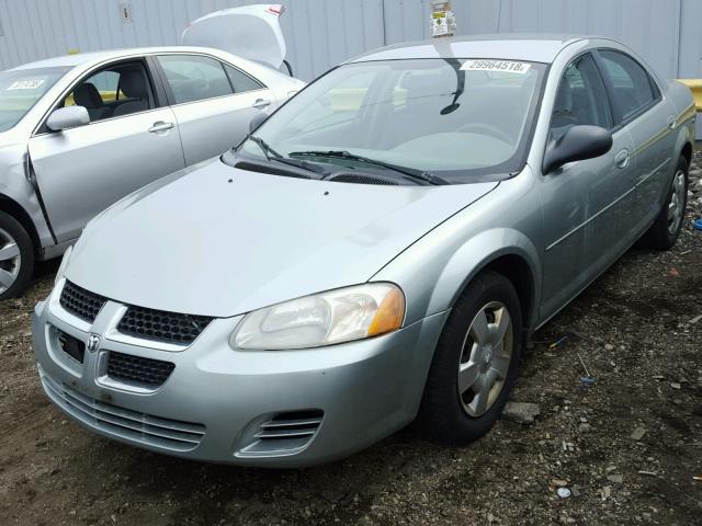 1B3EL46T55N643347 - 2005 DODGE STRATUS SX GREEN photo 2