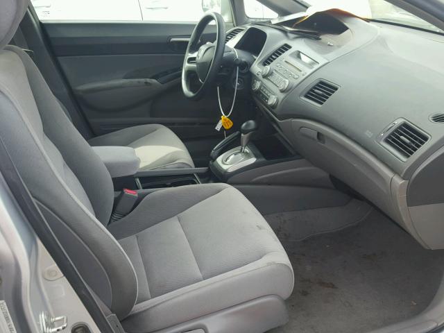 1HGFA46567L000970 - 2007 HONDA CIVIC GX SILVER photo 5