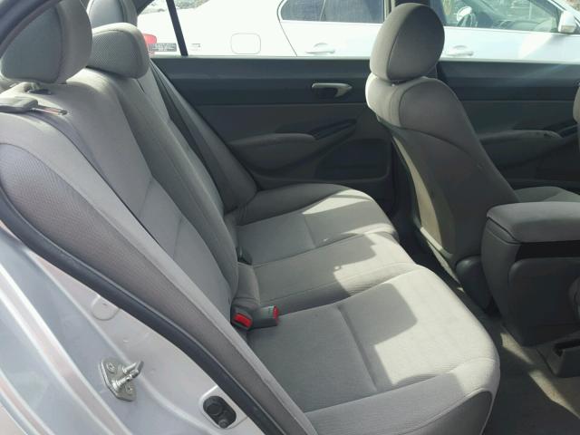 1HGFA46567L000970 - 2007 HONDA CIVIC GX SILVER photo 6