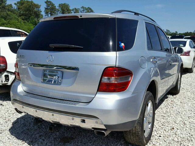 4JGBB75E66A048701 - 2006 MERCEDES-BENZ ML 500 SILVER photo 4