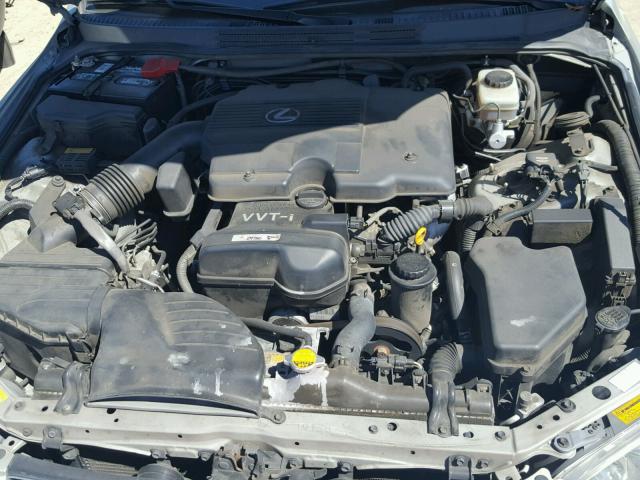 JTHBD192320060072 - 2002 LEXUS IS 300 SILVER photo 7