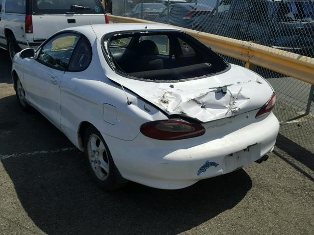 KMHJG34F0VU041322 - 1997 HYUNDAI TIBURON FX WHITE photo 3