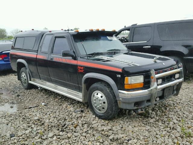 1B7GL63X3MS293694 - 1991 DODGE DAKOTA SPO BLACK photo 1