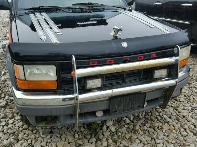 1B7GL63X3MS293694 - 1991 DODGE DAKOTA SPO BLACK photo 9