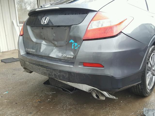 5J6TF2H54DL004011 - 2013 HONDA CROSSTOUR GRAY photo 9