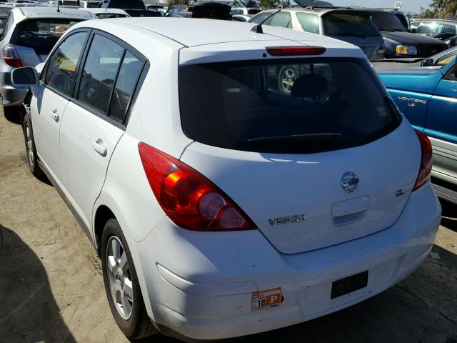 3N1BC13E39L409979 - 2009 NISSAN VERSA S WHITE photo 3