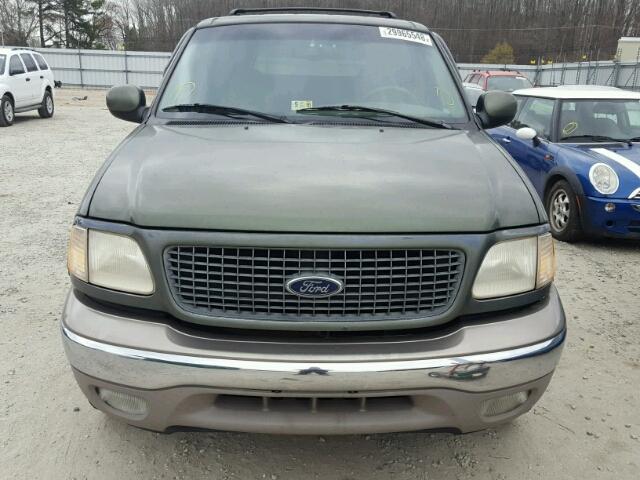 1FMRU176XYLB76359 - 2000 FORD EXPEDITION GREEN photo 9