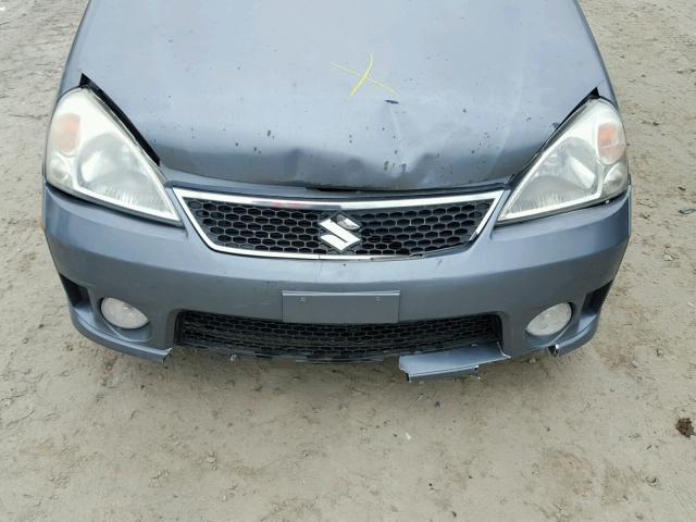 JS2RD61H865350044 - 2006 SUZUKI AERIO PREM GRAY photo 7