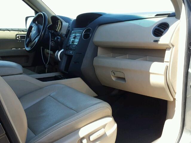 5FNYF48589B013019 - 2009 HONDA PILOT EXL GRAY photo 5