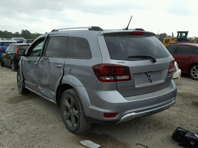 3C4PDCGB8GT118855 - 2016 DODGE JOURNEY CR GRAY photo 3