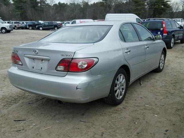 JTHBF30G020075126 - 2002 LEXUS ES 300 SILVER photo 4