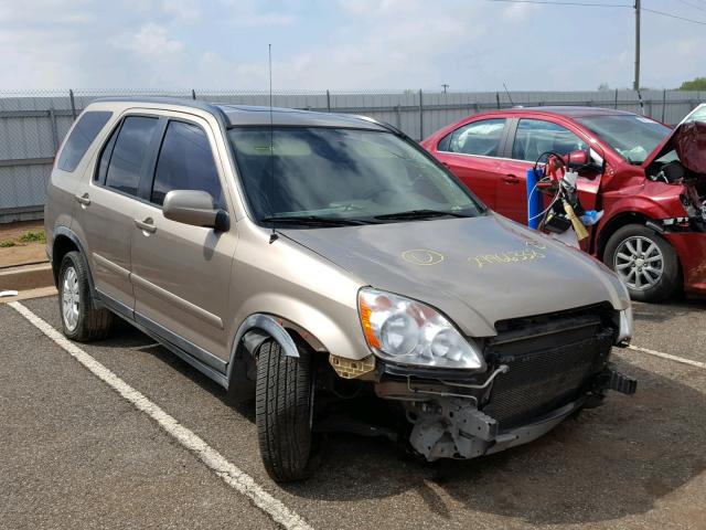 JHLRD78995C013121 - 2005 HONDA CR-V SE GOLD photo 1