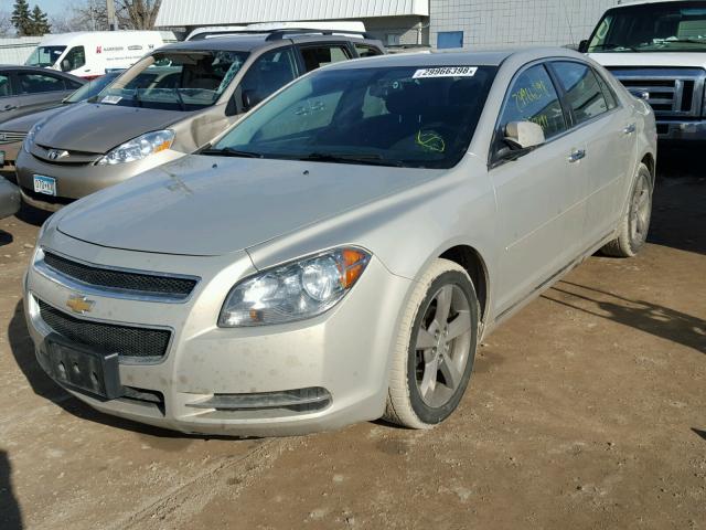 1G1ZC5EU5CF314468 - 2012 CHEVROLET MALIBU 1LT 棕色 照片 2