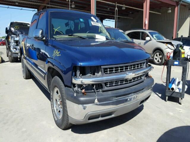 2GCEC19W721205168 - 2002 CHEVROLET SILVERADO BLUE photo 1