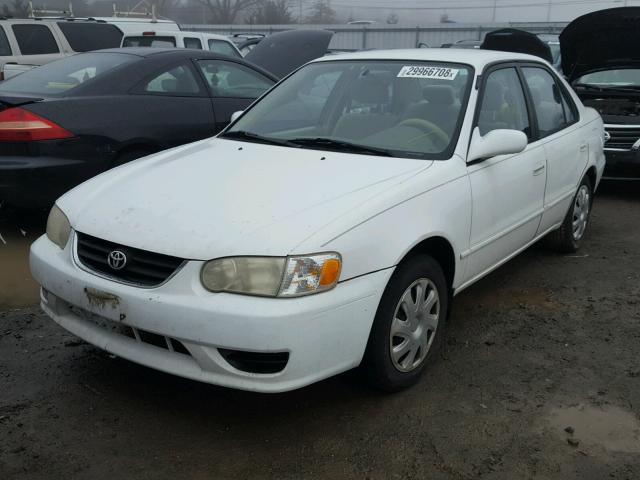 2T1BR12E61C410497 - 2001 TOYOTA COROLLA CE WHITE photo 2