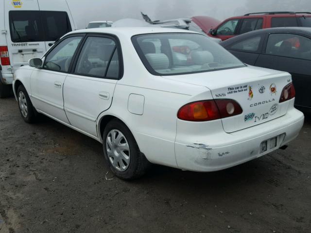 2T1BR12E61C410497 - 2001 TOYOTA COROLLA CE WHITE photo 3