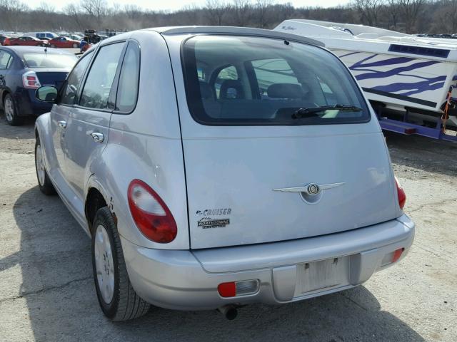 3A8FY48B38T130653 - 2008 CHRYSLER PT CRUISER SILVER photo 3