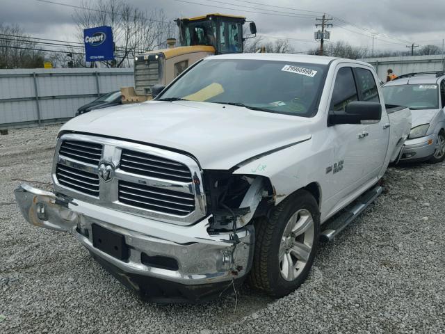 1C6RR7LT8ES386617 - 2014 RAM 1500 SLT WHITE photo 2