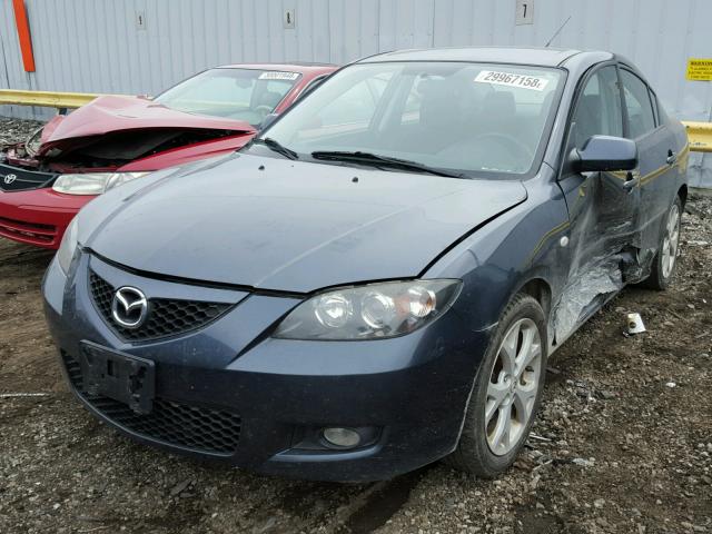 JM1BK32F581102969 - 2008 MAZDA 3 I BLUE photo 2