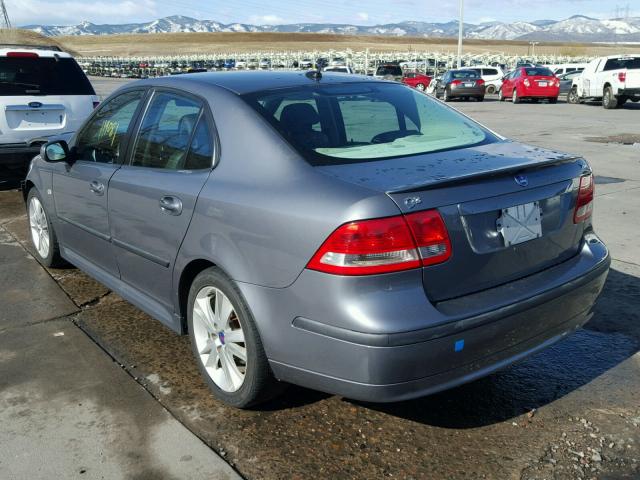 YS3FD46Y171138047 - 2007 SAAB 9-3 2.0T GRAY photo 3