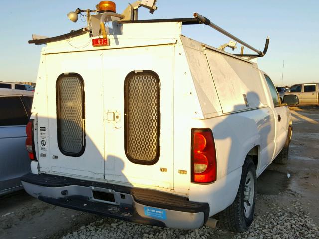 1GCEC14X47Z147339 - 2007 CHEVROLET SILVERADO WHITE photo 4