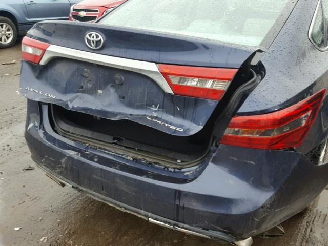 4T1BK1EB5GU201829 - 2016 TOYOTA AVALON XLE BLUE photo 9