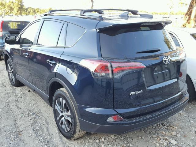 JTMZFREV6JJ155193 - 2018 TOYOTA RAV4 LE BLACK photo 3