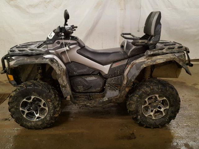 3JBLVXP16EJ000082 - 2014 CAN-AM OUTLANDER GRAY photo 9