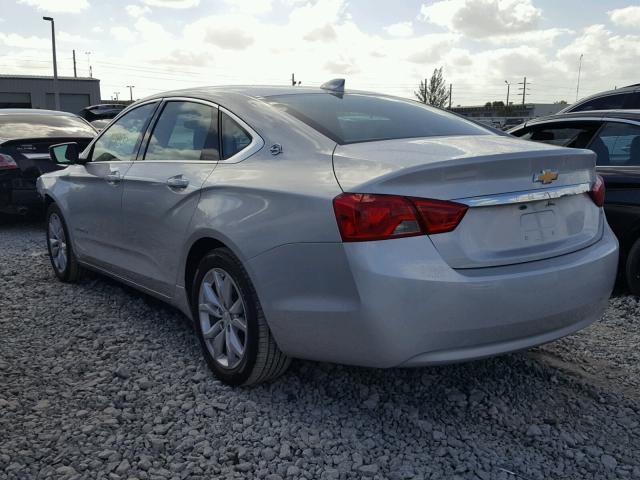 2G1105SA6H9150812 - 2017 CHEVROLET IMPALA LT SILVER photo 3