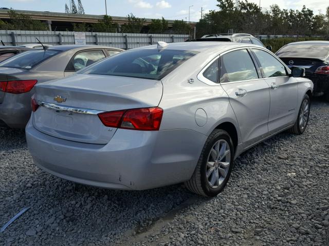 2G1105SA6H9150812 - 2017 CHEVROLET IMPALA LT SILVER photo 4