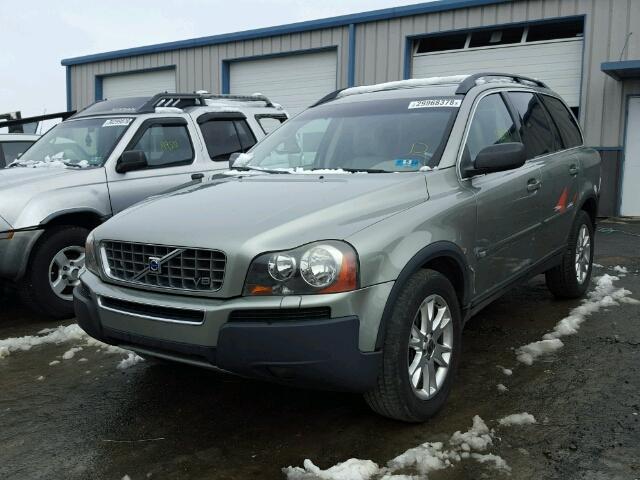 YV4CZ852X61243505 - 2006 VOLVO XC90 V8 GREEN photo 2