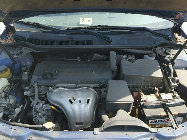 4T1BE46K27U124134 - 2007 TOYOTA CAMRY CE BLUE photo 7