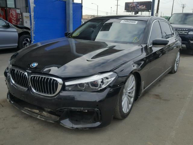 WBA7E2C5XGGD99858 - 2016 BMW 740 I BLACK photo 2