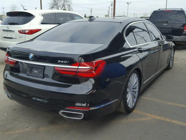 WBA7E2C5XGGD99858 - 2016 BMW 740 I BLACK photo 4