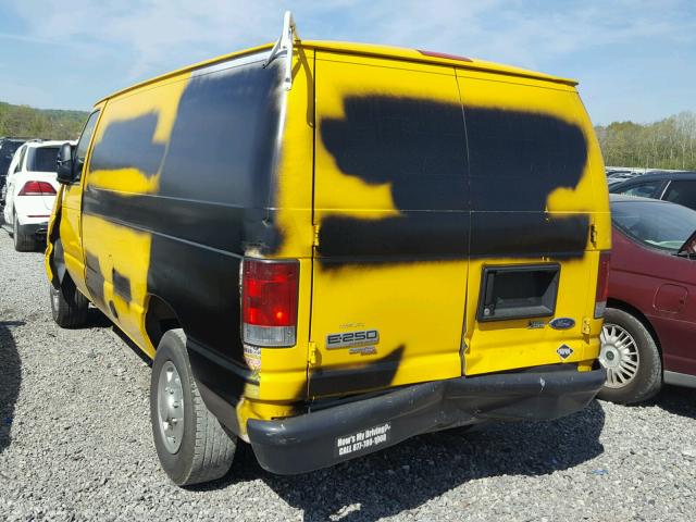 1FTNE2EL1DDA09424 - 2013 FORD ECONOLINE YELLOW photo 3