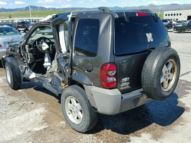 1J8GL48K66W209051 - 2006 JEEP LIBERTY SP GRAY photo 3