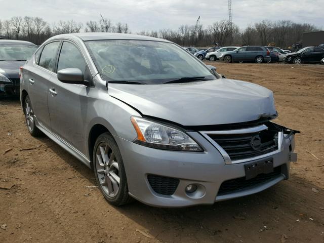 3N1AB7AP5DL781435 - 2013 NISSAN SENTRA S GRAY photo 1