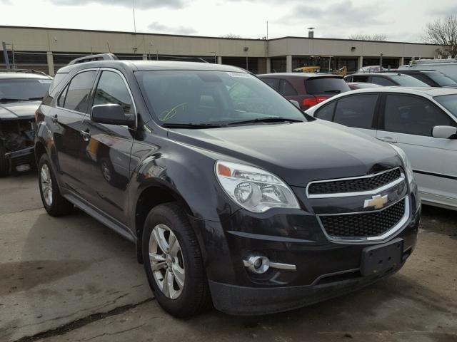 2GNALPEK8C6309880 - 2012 CHEVROLET EQUINOX LT BLACK photo 1