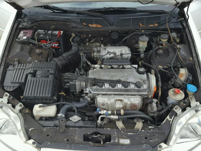 1HGEJ8149VL023657 - 1997 HONDA CIVIC EX WHITE photo 7