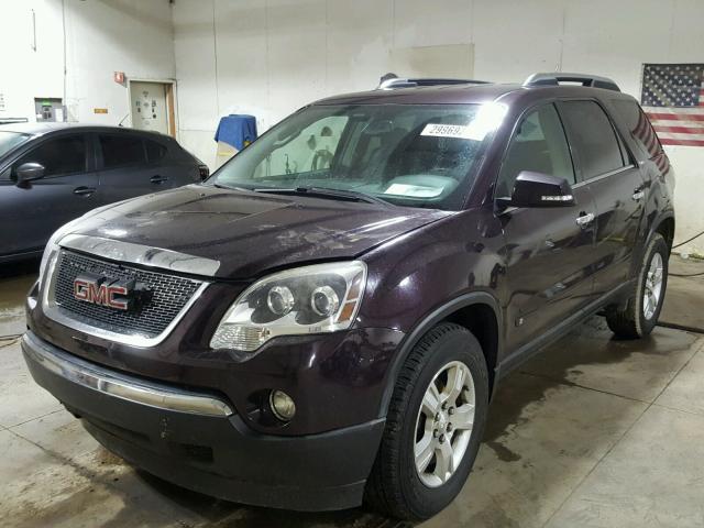 1GKEV23D79J103946 - 2009 GMC ACADIA SLT იასამნისფერი ფოტო 2