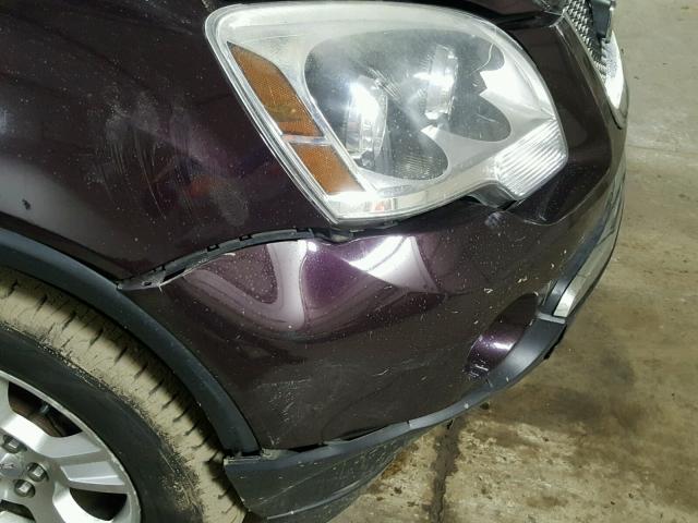 1GKEV23D79J103946 - 2009 GMC ACADIA SLT იასამნისფერი ფოტო 9