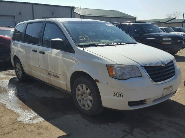 2A8HR44H78R636988 - 2008 CHRYSLER TOWN & COU WHITE photo 1