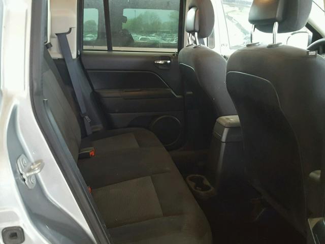 1C4NJCBA9FD325788 - 2015 JEEP COMPASS SP SILVER photo 6