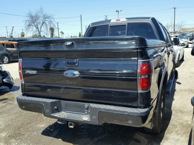 1FTFW1EF8DFA29311 - 2013 FORD F150 SUPER BLACK photo 4