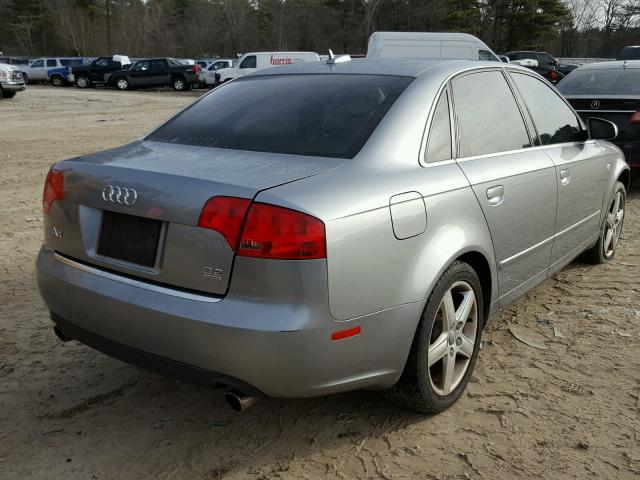 WAUDG68E35A431737 - 2005 AUDI A4 3.2 QUA GRAY photo 4