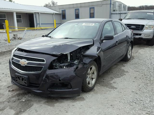 1G11B5SA7DF343806 - 2013 CHEVROLET MALIBU LS GRAY photo 2