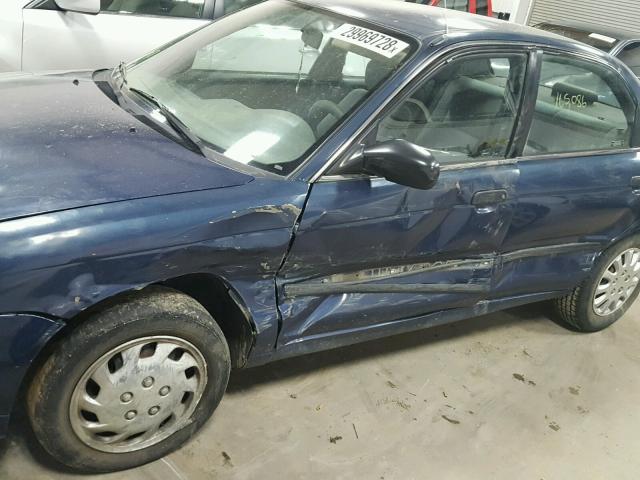 JS2GB41S725404425 - 2002 SUZUKI ESTEEM GL BLUE photo 9