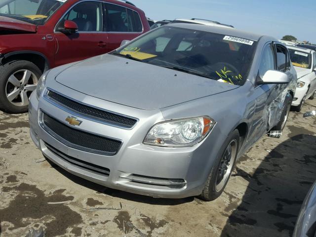 1G1ZC5E03CF130370 - 2012 CHEVROLET MALIBU 1LT SILVER photo 2